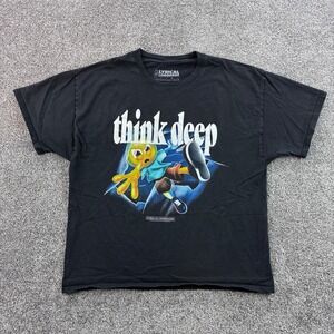Lyrical Lemonade Think Deep Shirt Mens XL Black Don't Sink Rap Hip Hop Music